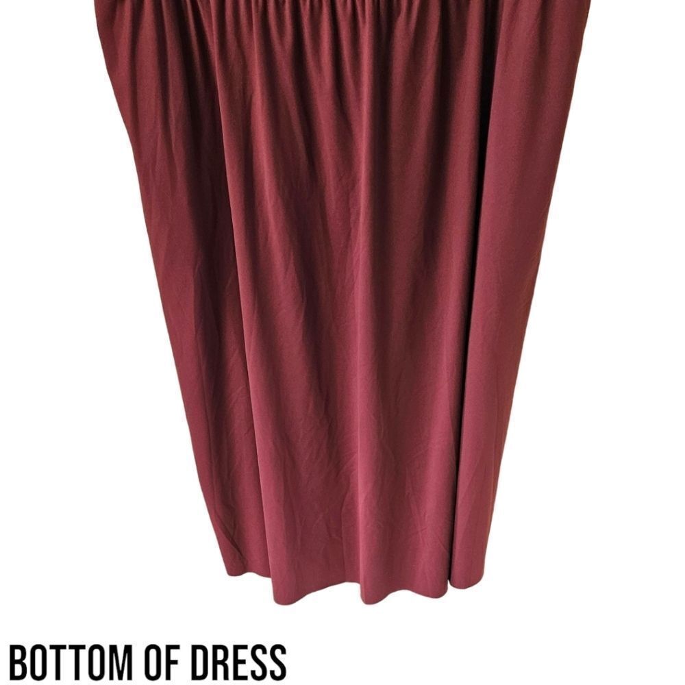 HALARA 3X Padded backless twisted slit midi dress casual wear NWT - Picture 6 of 13